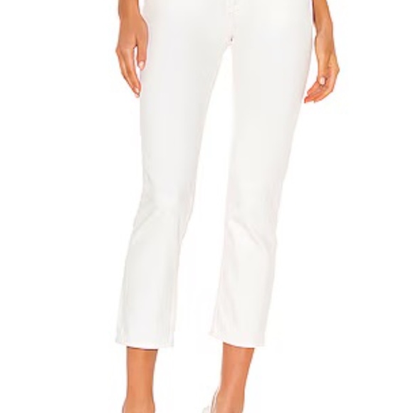 NWT Agolde Riley Crop High Rise Straight Leg Jeans - 32 - Picture 1 of 7
